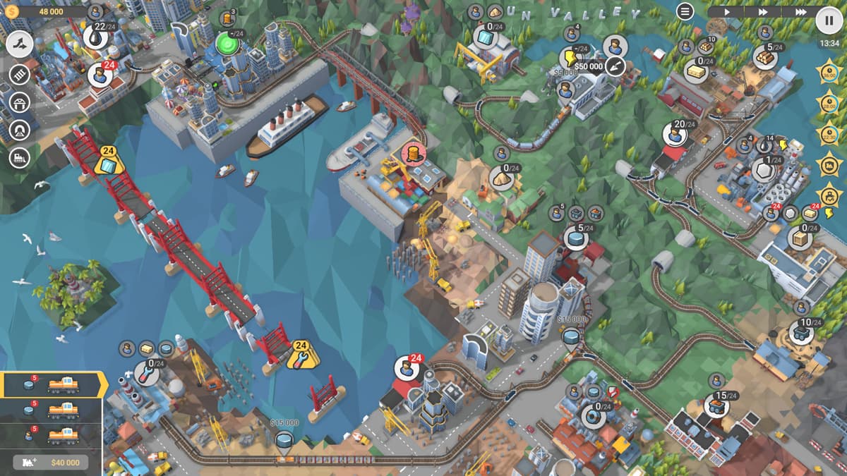 Train Valley 2: Workshop Gems - Sapphire