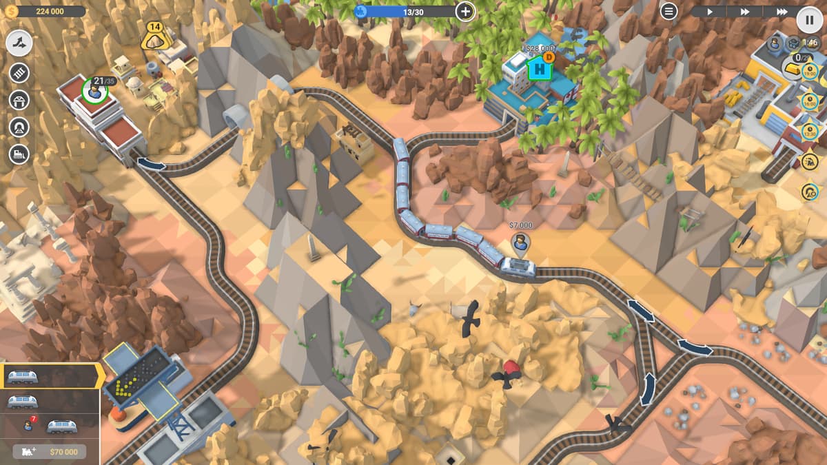 Train Valley 2: Workshop Gems - Sapphire