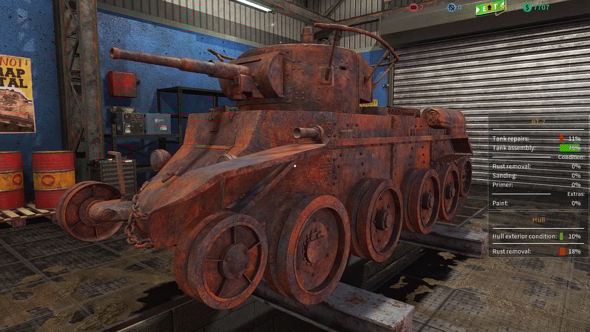 Tank Mechanic Simulator - First Supply