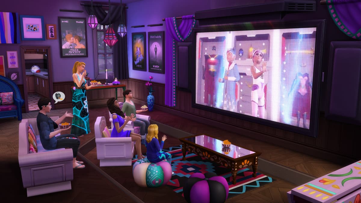 THE SIMS 4 - MOVIE HANGOUT