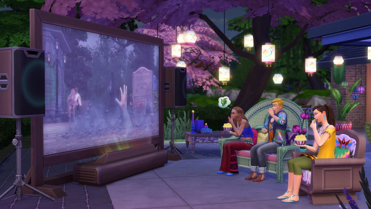 THE SIMS 4 - MOVIE HANGOUT