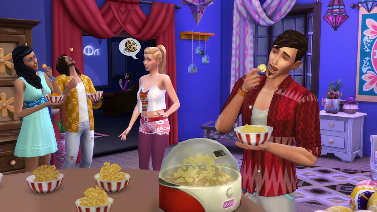 THE SIMS 4 - MOVIE HANGOUT
