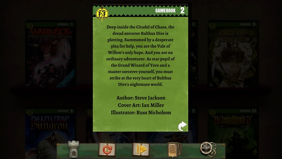 Picture of Citadel of Chaos (Fighting Fantasy Classics)
