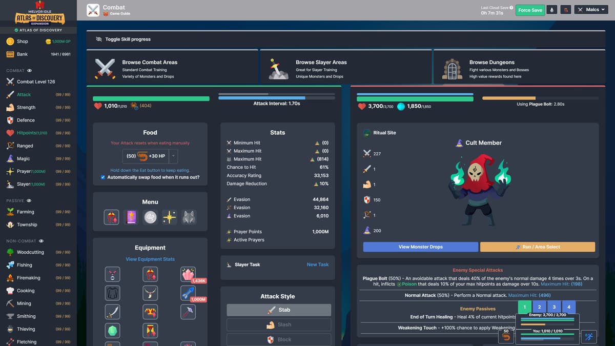 Melvor Idle: Atlas of Discovery