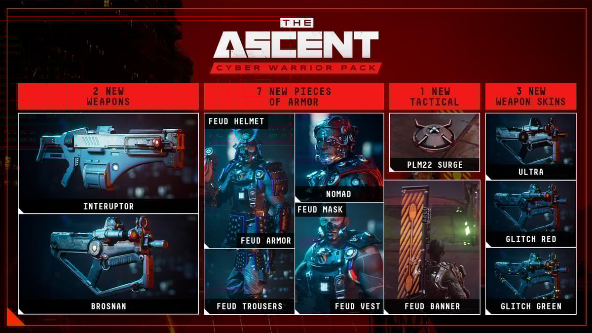 The Ascent - Cyber Warrior Pack