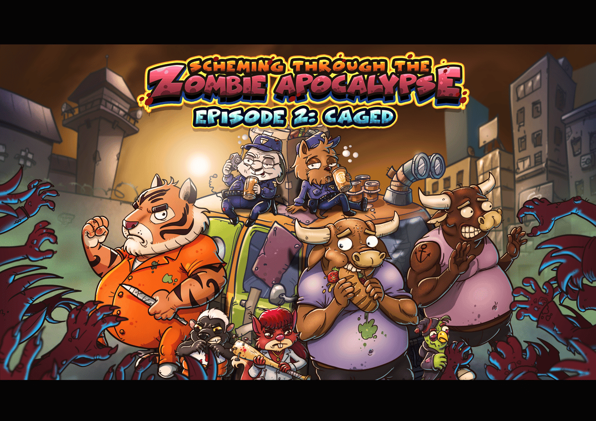 Scheming Through The Zombie Apocalypse Ep2: Caged