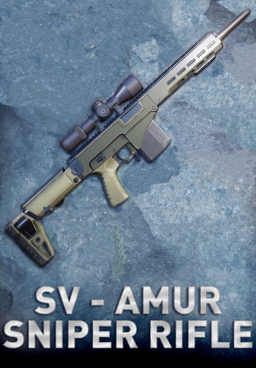 Sniper Ghost Warrior Contracts - SV - AMUR - sniper rifle