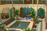The Sims 4 Courtyard Oasis Kit