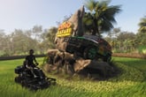 Lawn Mowing Simulator - Dino Safari
