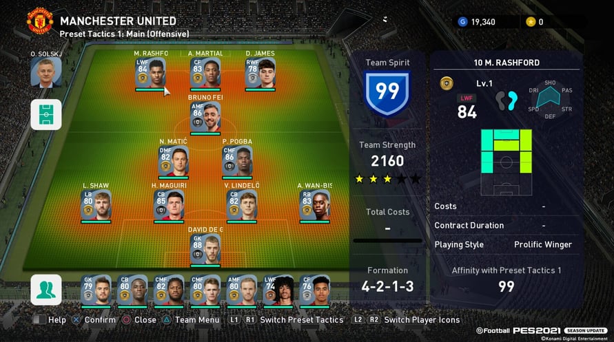 eFootball PES 2021 SEASON UPDATE MANCHESTER UNITED EDITION
