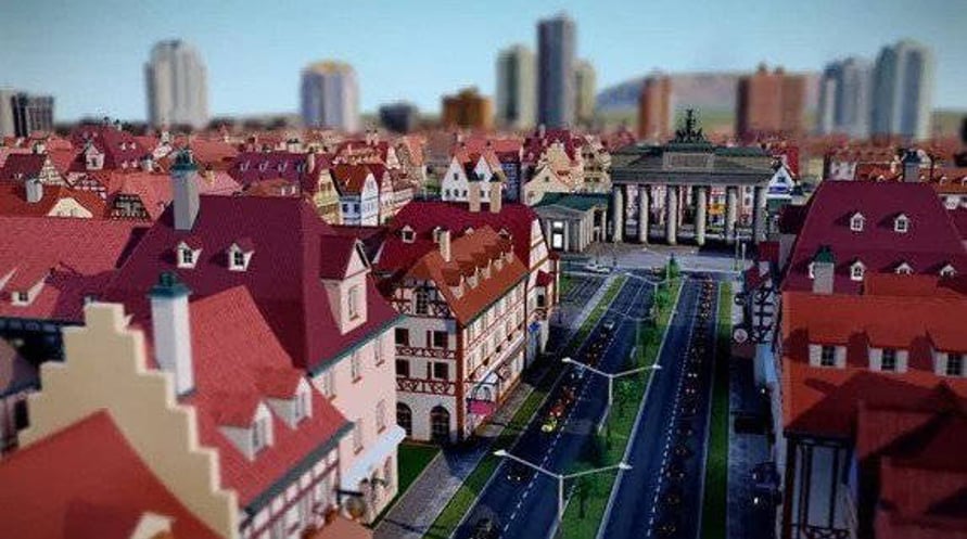SimCity German City Set