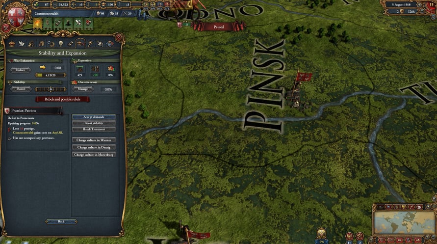 Europa Universalis IV: Songs of War