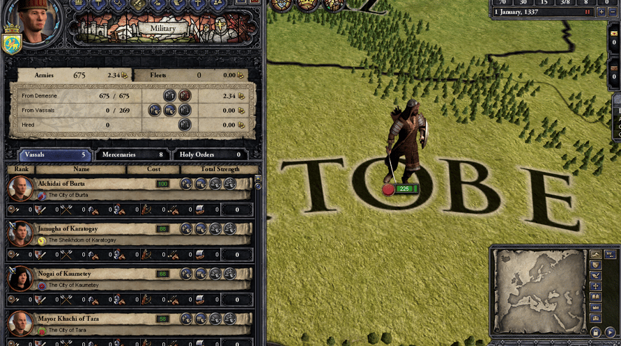 Crusader Kings II: Mongol Faces