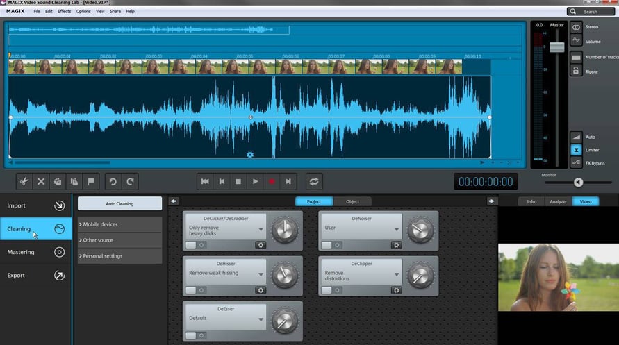 MAGIX Video Sound Cleaning Lab