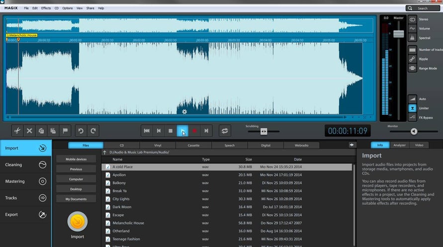 MAGIX Audio Cleaning Lab
