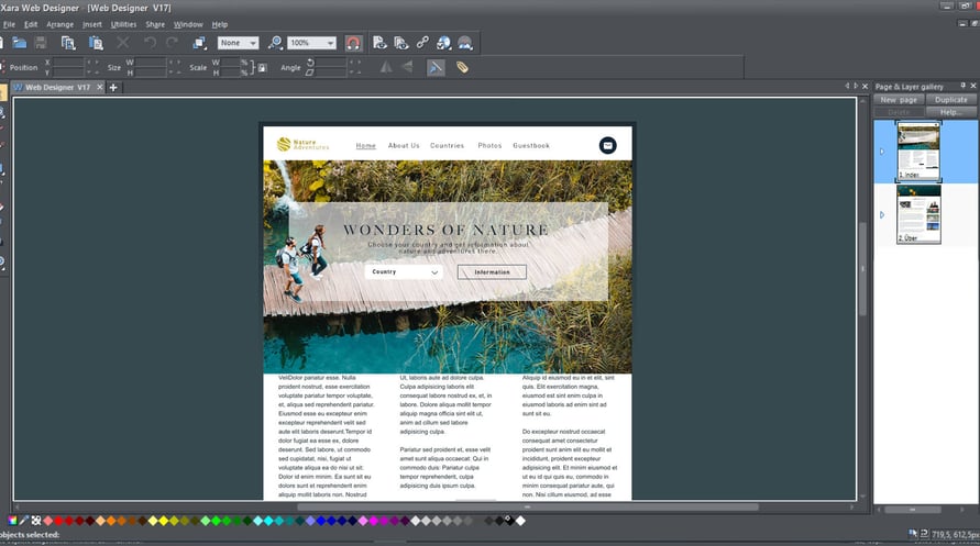 XARA Web Designer