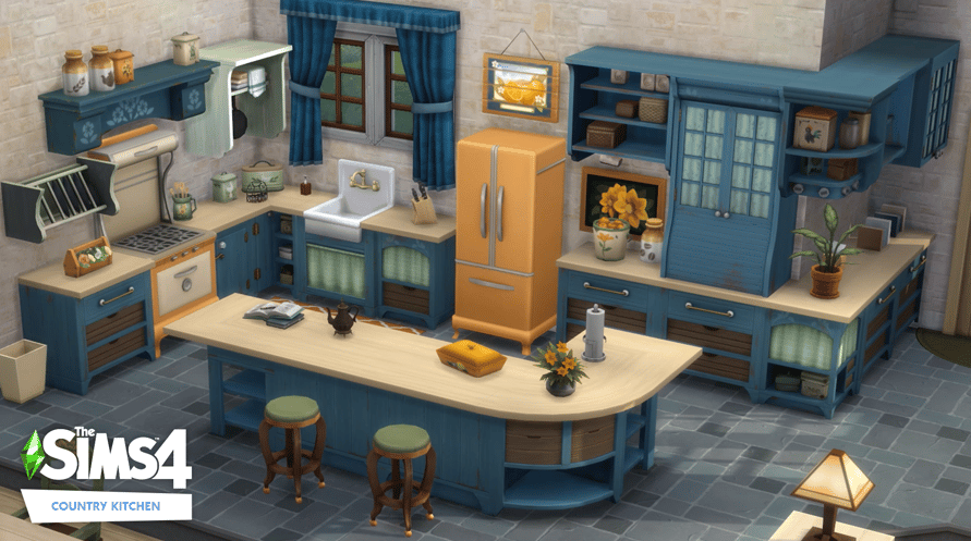 The Sims 4 Country Kitchen Kit