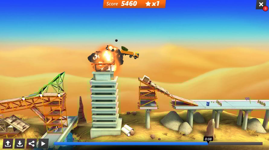 Bridge Constructor Stunts
