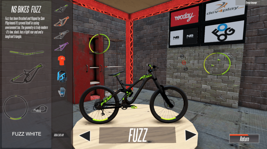 MTB Downhill Simulator