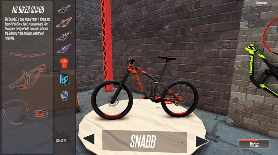 MTB Downhill Simulator
