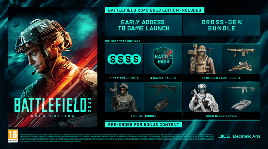 Battlefield 2042 Gold Edition Pre-Order