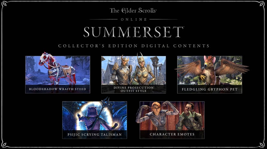 The Elder Scrolls Online: Summerset - Digital Collector’s Edition
