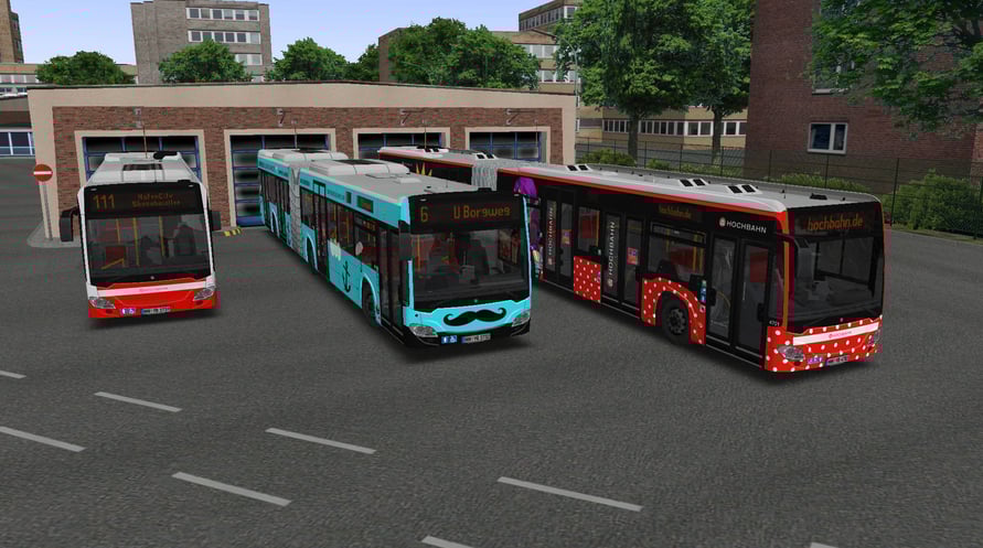 OMSI 2 Add-on Hamburger Buspaket