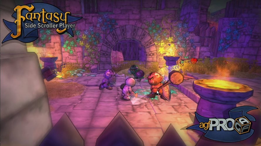 Axis Game Factory's AGFPRO Fantasy Side-Scroller Player