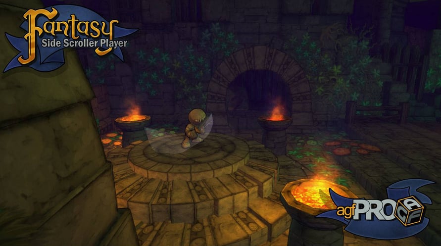 Axis Game Factory's AGFPRO Fantasy Side-Scroller Player