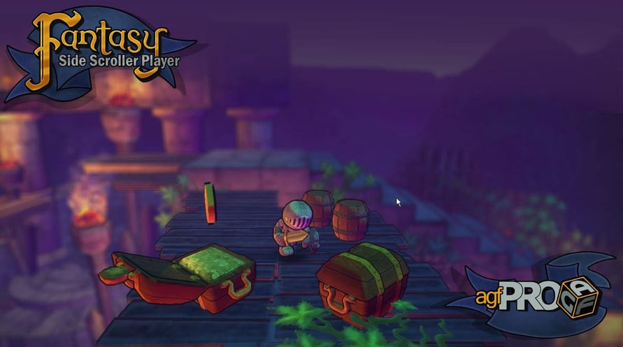 Axis Game Factory's AGFPRO Fantasy Side-Scroller Player