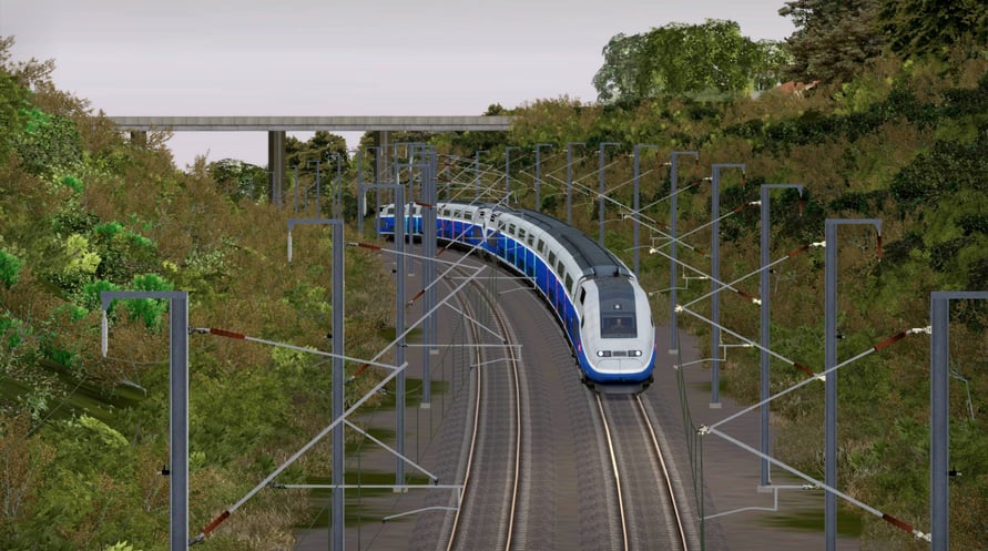 Train Simulator: LGV Rhône-Alpes & Méditerranée Route Extension Add-On