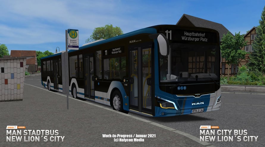 OMSI 2 Add-on MAN Stadtbus New Lion's City