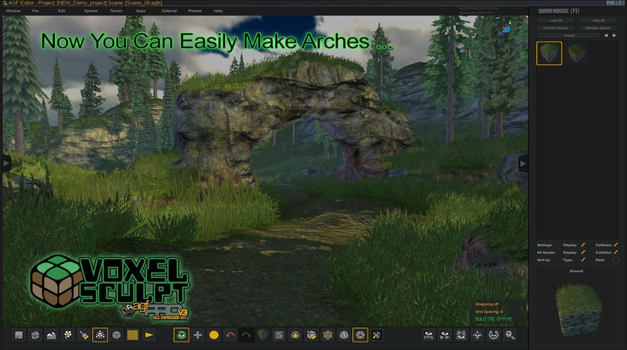 Axis Game Factory's AGFPRO - Voxel Sculpt DLC