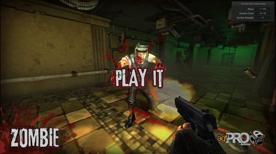Axis Game Factory's AGFPRO + Zombie FPS Player