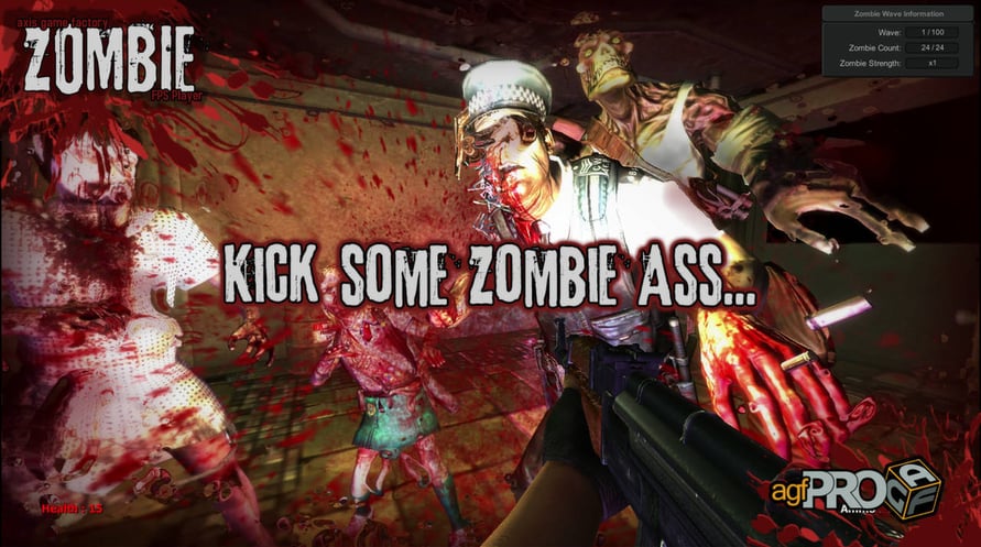 Axis Game Factory's AGFPRO + Zombie FPS Player