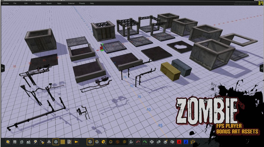 Axis Game Factory's AGFPRO + Zombie FPS Player