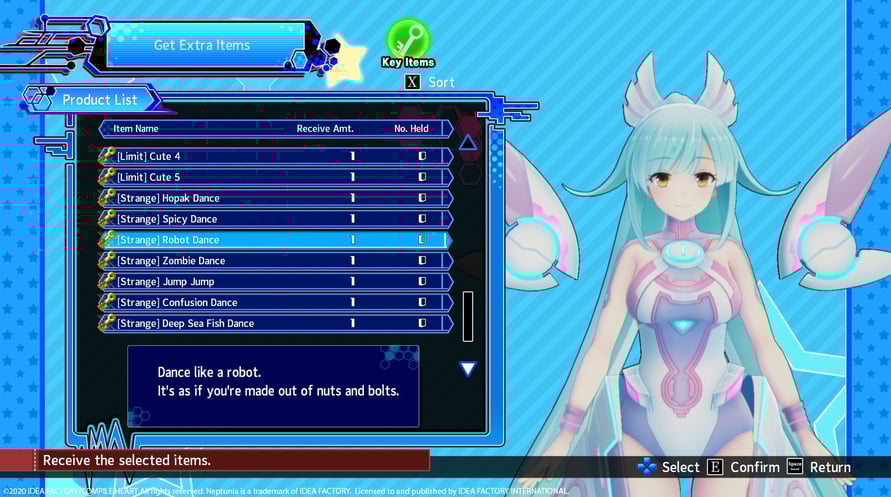 Neptunia Virtual Stars - Extended BeatTik Dance Pack