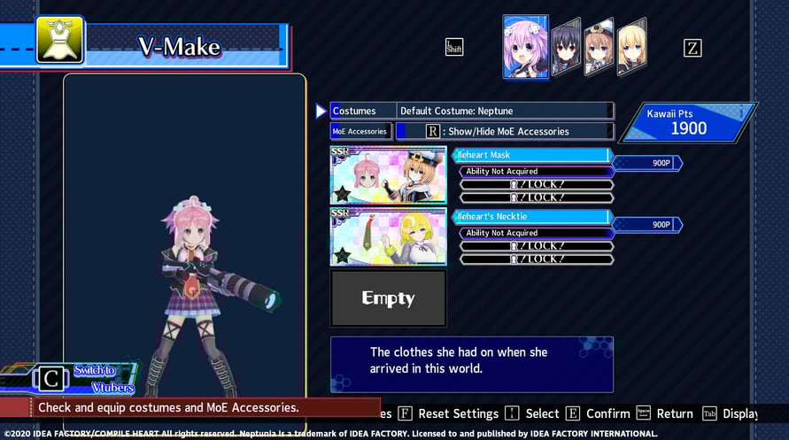 Neptunia Virtual Stars - Ileheart Pack