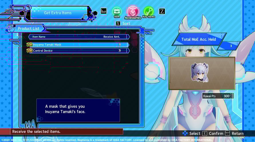 Neptunia Virtual Stars - Inuyama Tamaki Pack