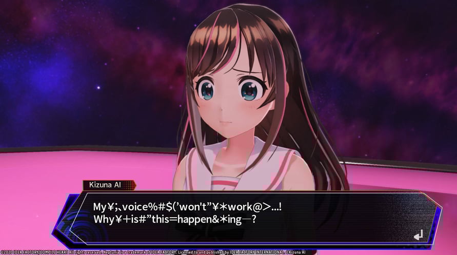 Neptunia Virtual Stars - Kizuna AI (Character & Story)