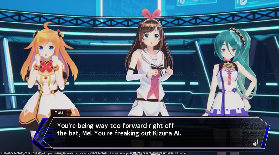 Neptunia Virtual Stars - Kizuna AI (Character & Story)