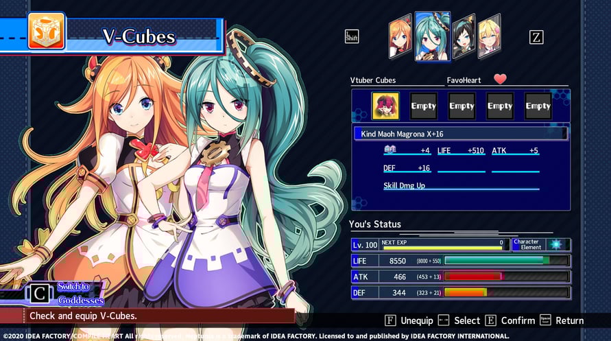 Neptunia Virtual Stars - Maoh Magrona Pack