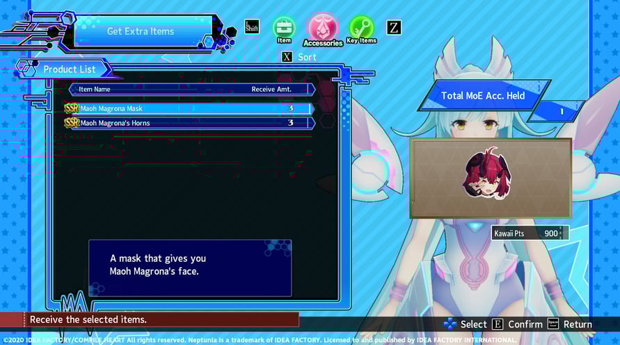 Neptunia Virtual Stars - Maoh Magrona Pack