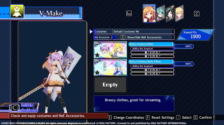 Neptunia Virtual Stars - ReVdol! Pack