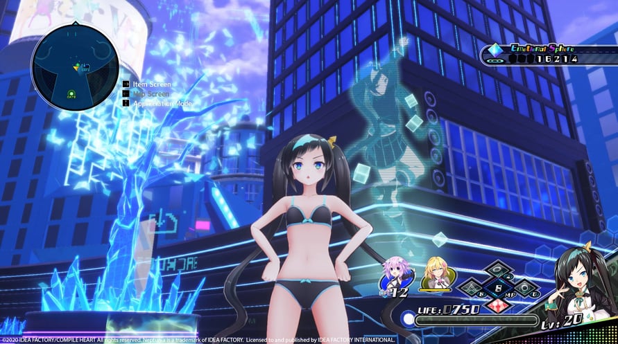 Neptunia Virtual Stars - Swimsuit Outfit: V-Idol Set