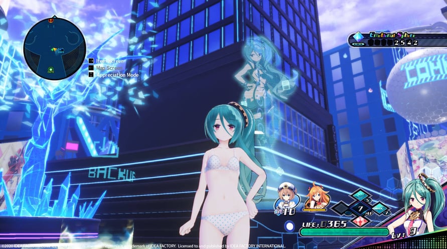 Neptunia Virtual Stars - Swimsuit Outfit: V-Idol Set