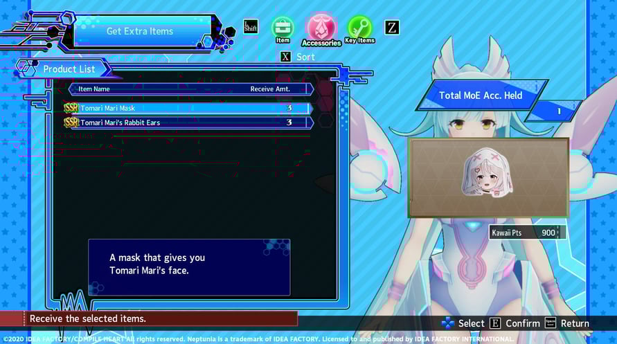 Neptunia Virtual Stars - Tomari Mari Pack