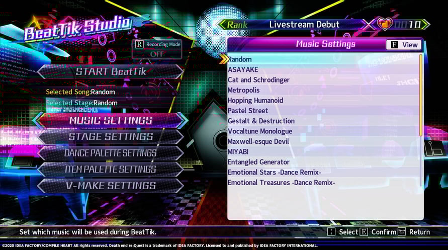Neptunia Virtual Stars - Unlock All BeatTik Songs