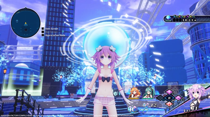 Neptunia Virtual Stars - Bikini Outfit: Goddess Set