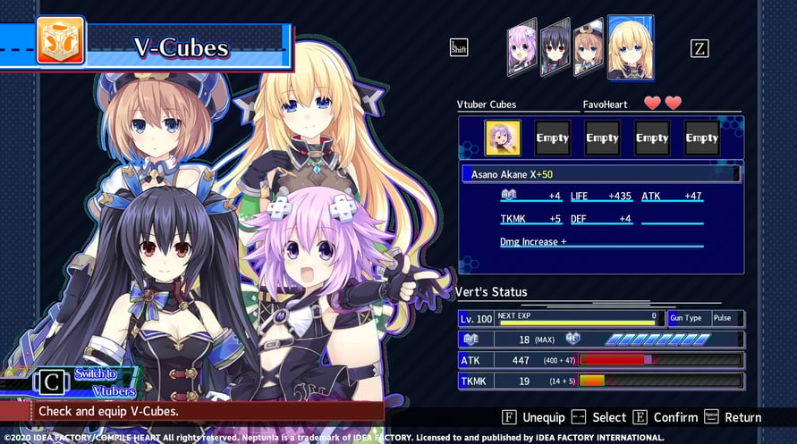Neptunia Virtual Stars - Asano Sisters Project Pack